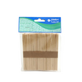 Wide wooden sticks 2 mm thick, pack of 50 pieces – Model MB-1001