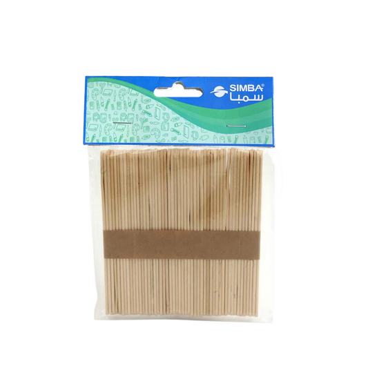 Wide wooden sticks 2 mm thick, pack of 50 pieces – Model MB-1001