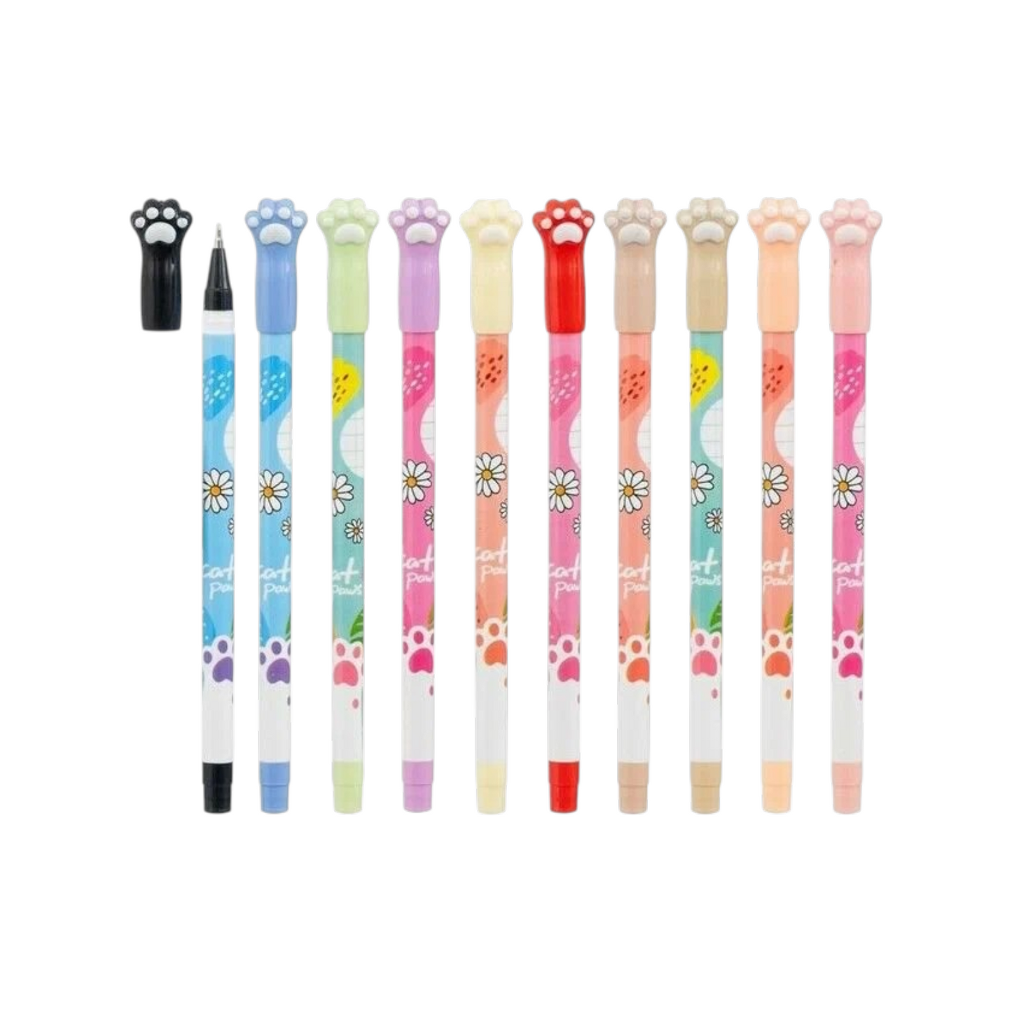 Macaco "Cat Paws" colored ballpoint pens