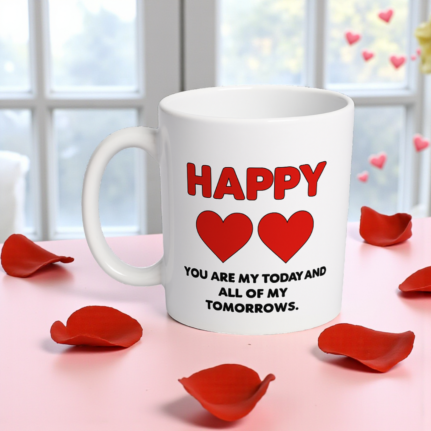 Happy Hearts Ceramic Mug