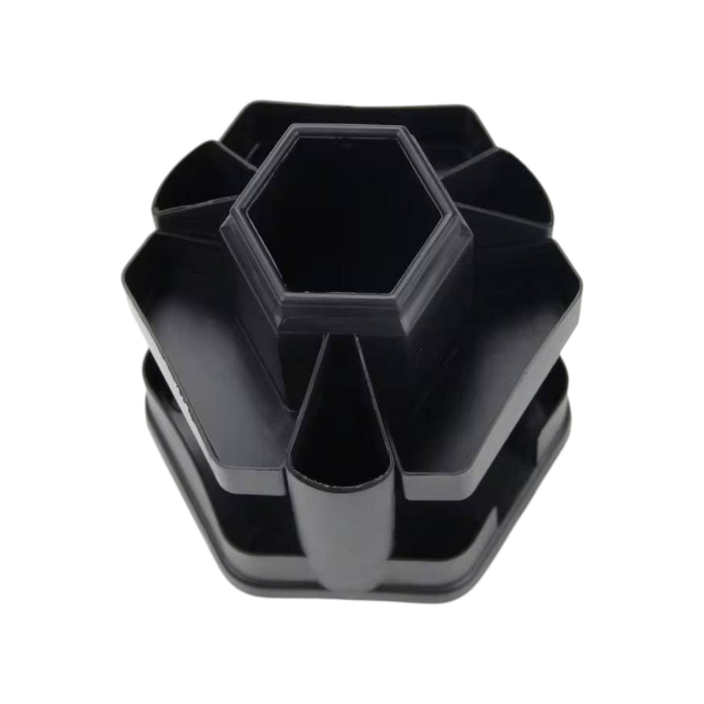 A movable Plastic Desk Organizer - Comes With Various Tools