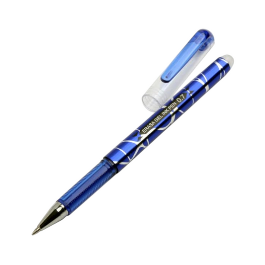 ONJ Gel Pen with Eraser 7 mm Blue – Model M-8005