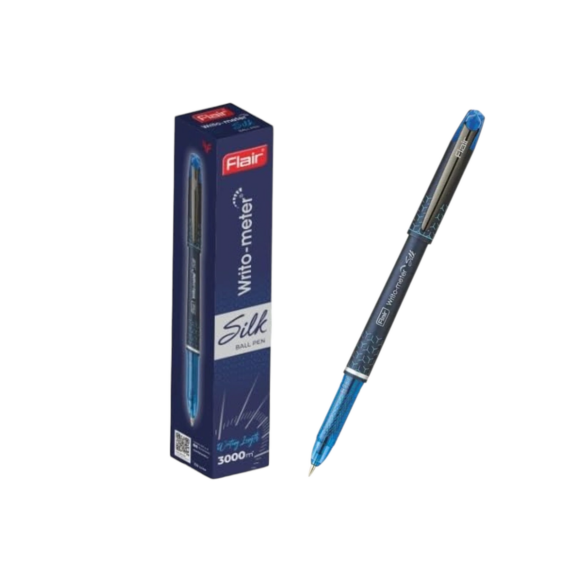 Flair Writo-Meter Silk Ball Pen Blue 0.7 mm - 1 Pen