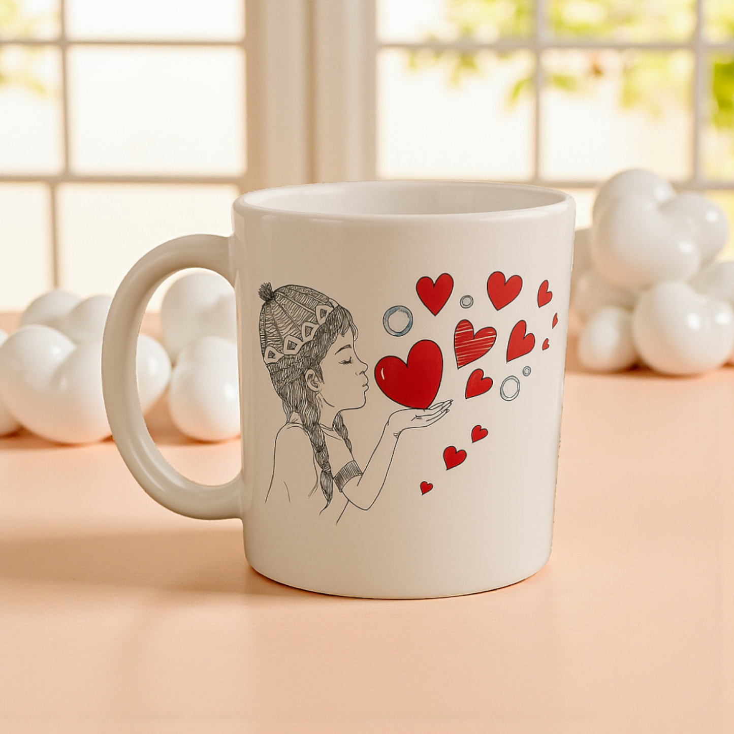 Kisses Ceramic Mug