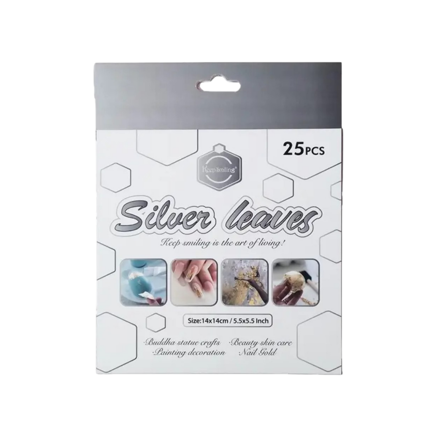 Keep Smiling SJB-0003S Leaves Sliver Flakes