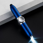 Rotating Fidget Spinner Ballpoint Pen with LED Light, - 1 Pen