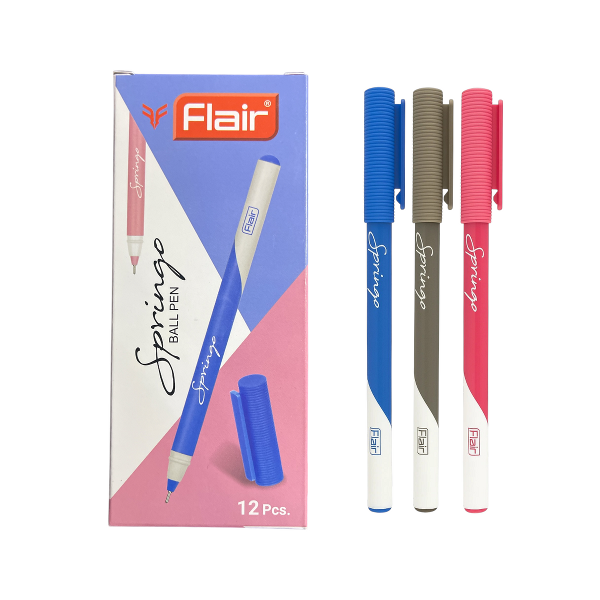 Flair Springo Ball Pen 0.7 mm - Pack of 12