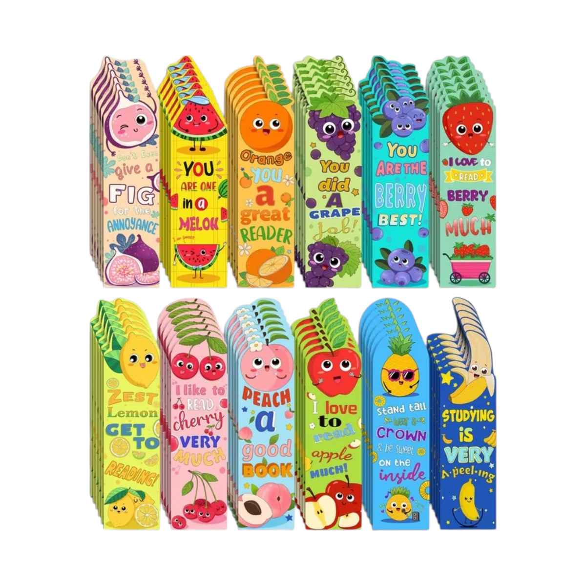 Scented Bookmark Fruit Scratch-Off Bookmark