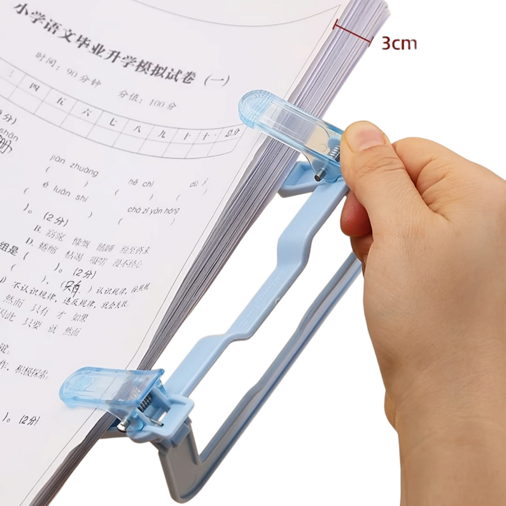 1pc Folding Book Holder, Thick And High-Quality PP Reading Stand,