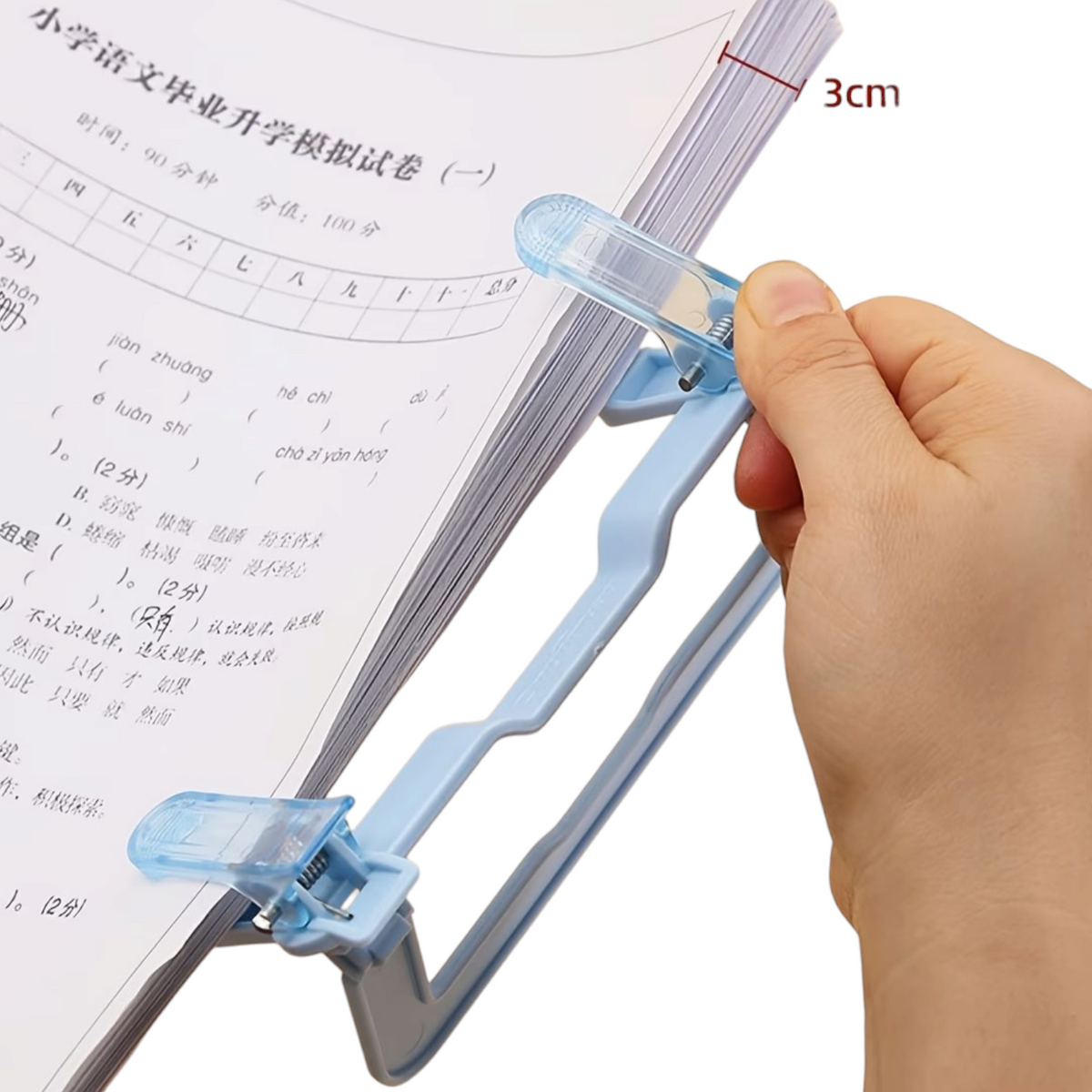 1pc Folding Book Holder, Thick And High-Quality PP Reading Stand,