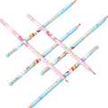 Deli EU53500 Graphite 2B Pencil with Eraser, 8 mm Diamter x 188 mm Length, Assorted