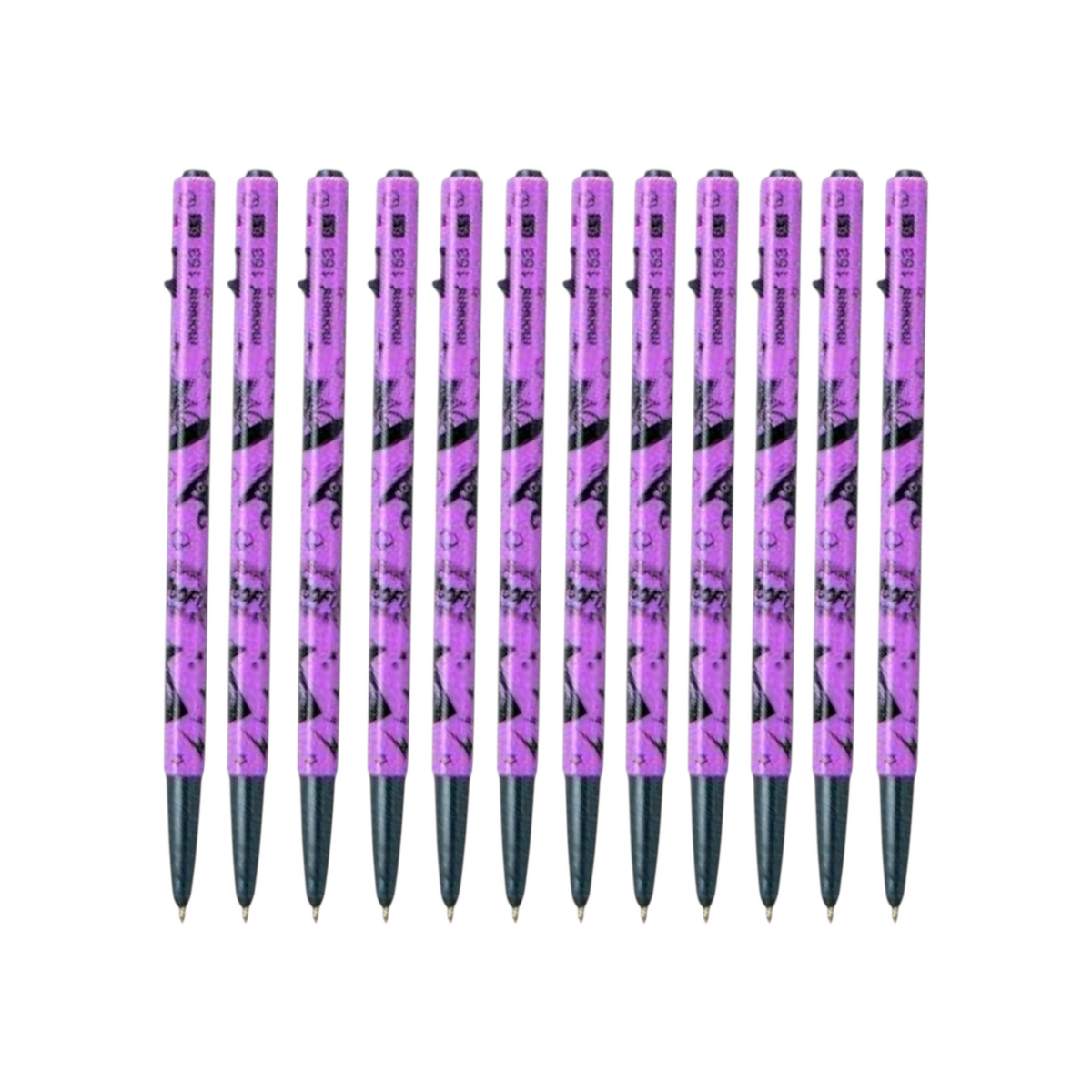 Monami Oil pen 153 cartoon 0.5mm Purple