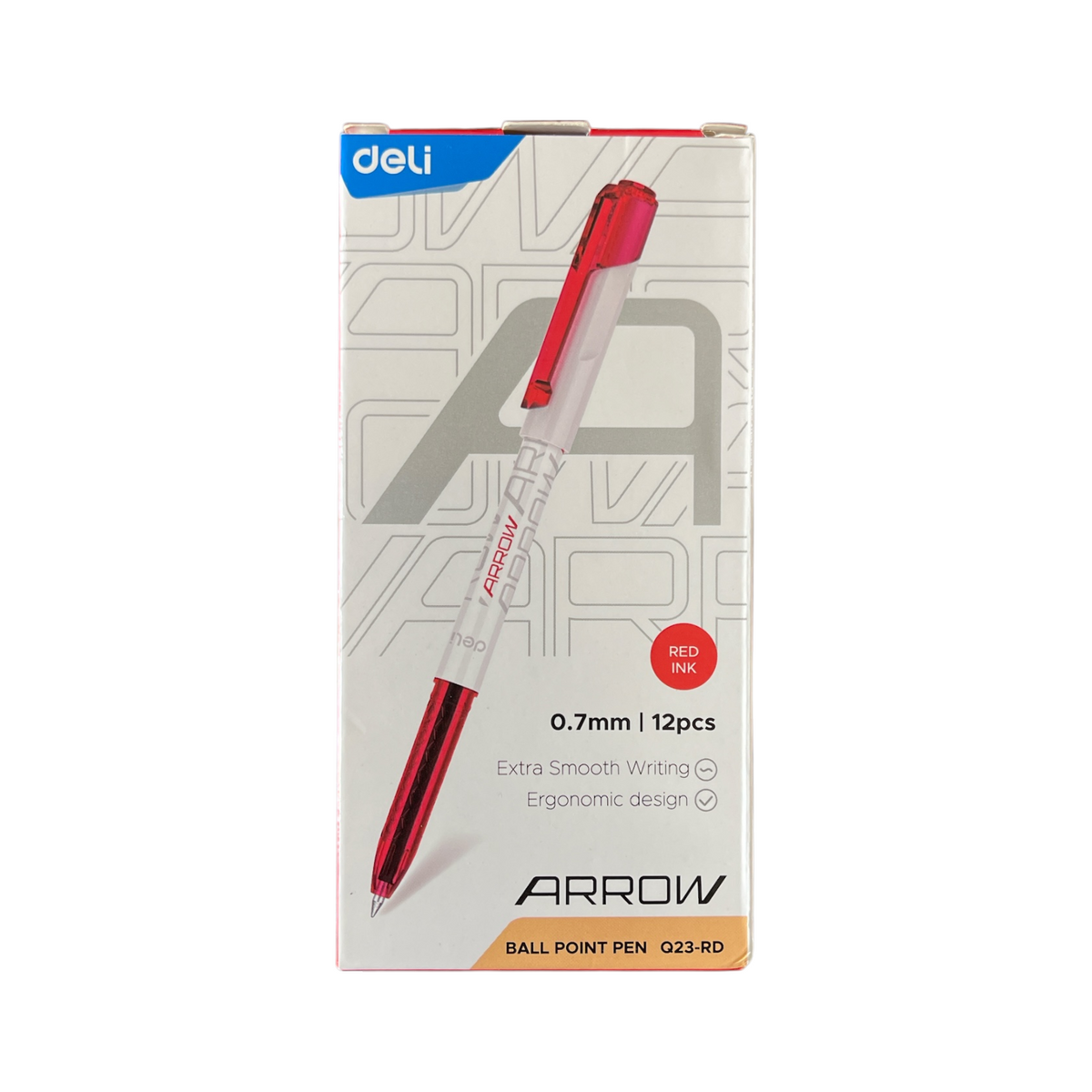 Deli Arrow Ball Point Pen Set 0.7mm Pack Of 12