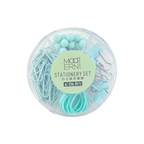 Dingli DL2275 Stationery Set of 94 Pieces (4 Plastic Clips, 20 I-Pins, 20 Toothed Pins, and 50 Paper Clips 33mm)