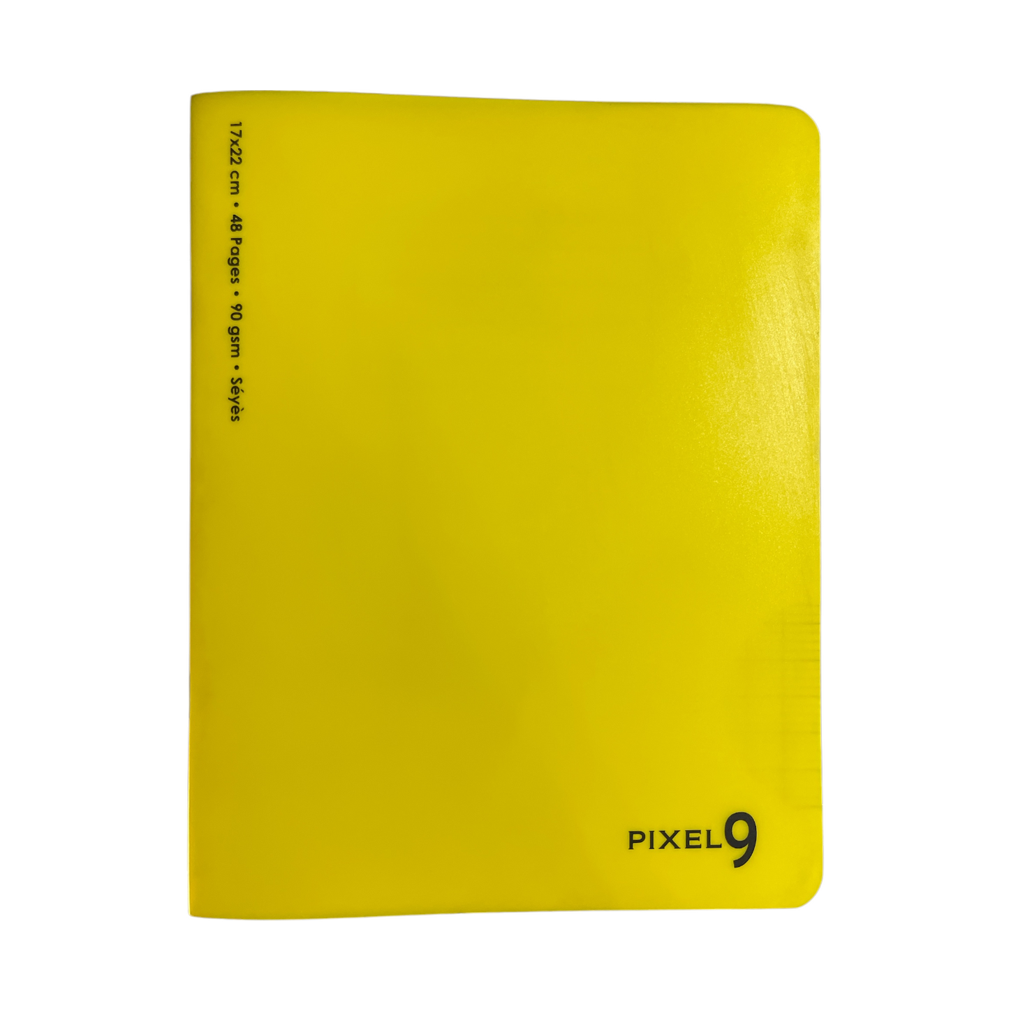 Mintra Pixel 9 Yellow 17*22cm 90 gms, 48 Pages Seyes Plastic Cover
