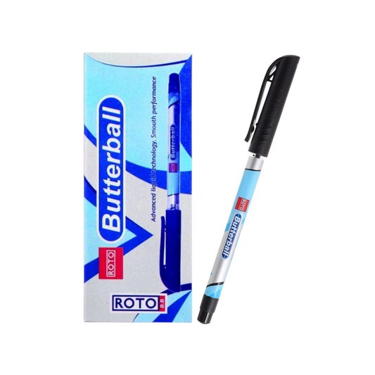 Roto Butterball Ballpoint Pen, 0.7 mm, multicolor - Pack of 12