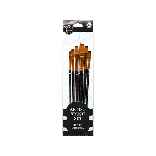 Keep Smiling 6-Piece Artist Brush Set (A6118X)