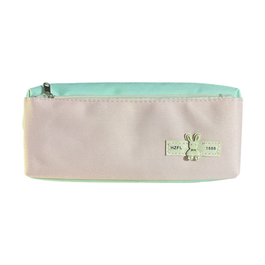 Pastel Large Capacity Pencil Case – Double Zipper