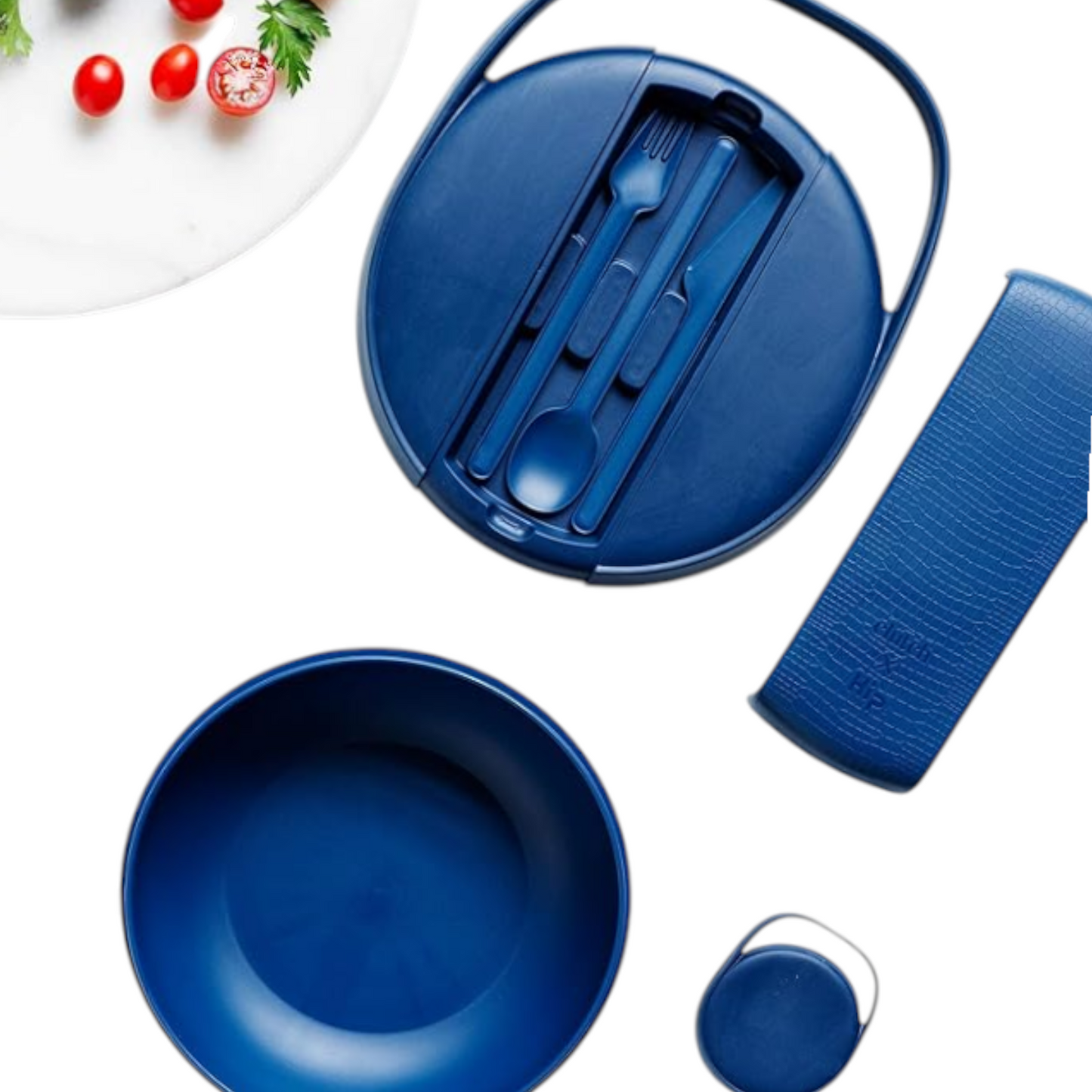 Portable Lunchbox & Cutlery Set - 1.4L / 47oz Capacity