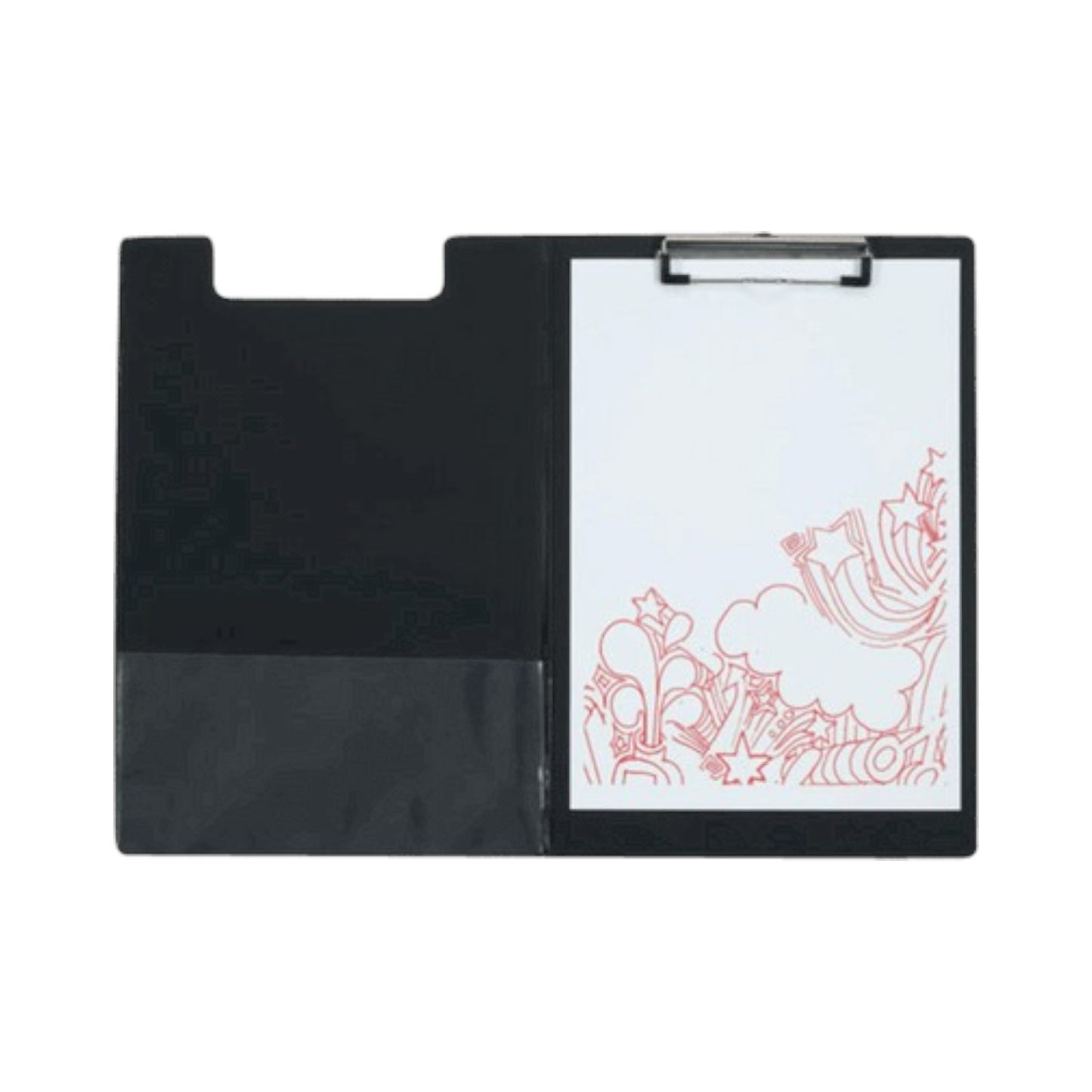 Soft Cover Clipboard File A4 Size – Black