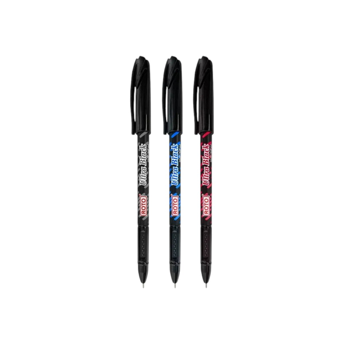 Roto Ultra Black Ballpoint Pen, 0.7 Assorted Colors