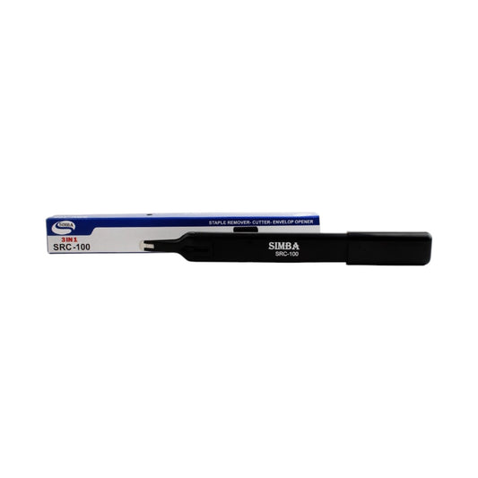Simba staples remover cutter-envelop opener src-100, (1 piece), multicolor