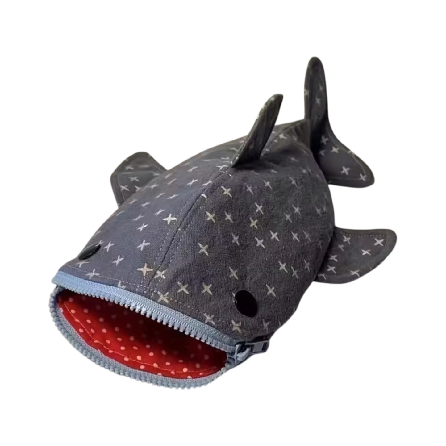 Shark Pencil Case, Shark Mouth Zipper Pencil Pouch Cute Shark