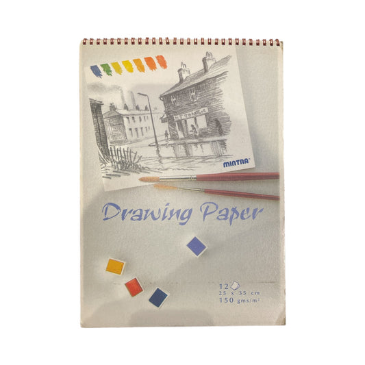 Mintra drawing sketch 12 white sheets 35 * 50 cm 150 - 12 Sheets