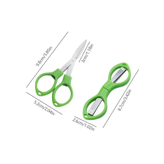 Portable Folding Scissors - Random Colors, Essential for Multiple Scenarios such as Travel