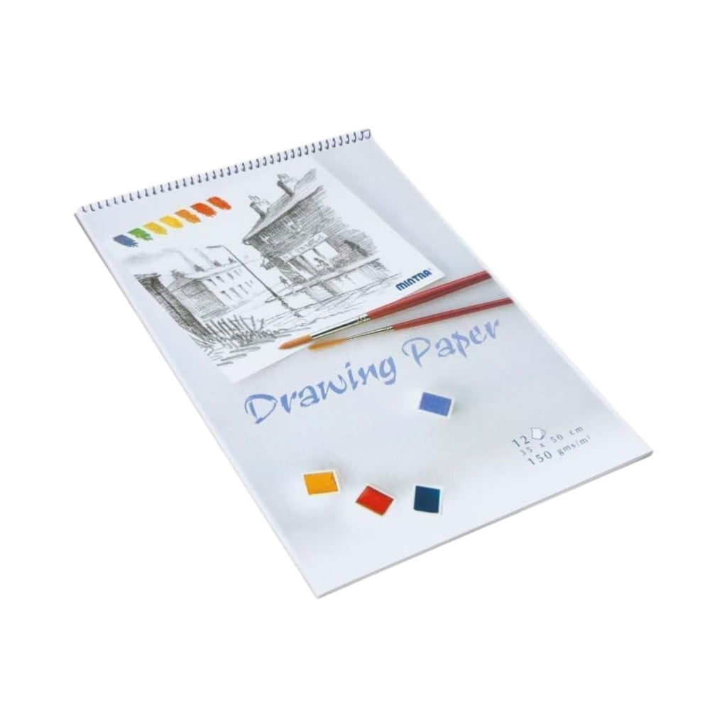 Mintra drawing sketch 12 white sheets 25 * 35 cm 150 - 12 Sheets
