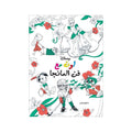 Coloring Book In The Style of Japanese Manga Art