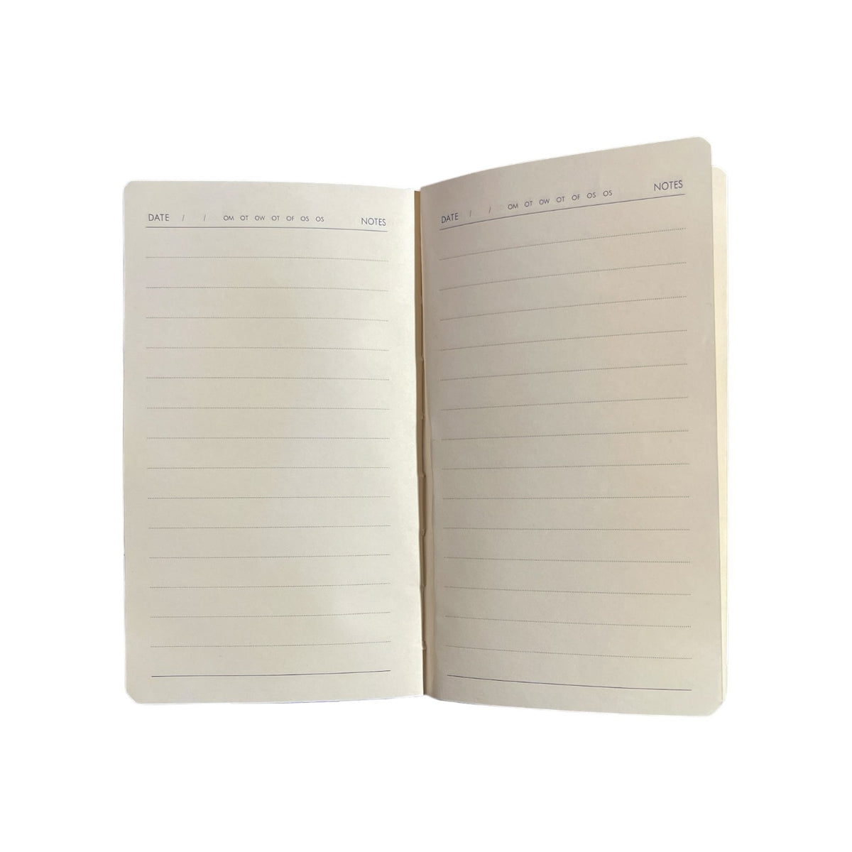80 Sheets 2Be Size B6 Hard Cover Ruled Cream Paper 3-1701