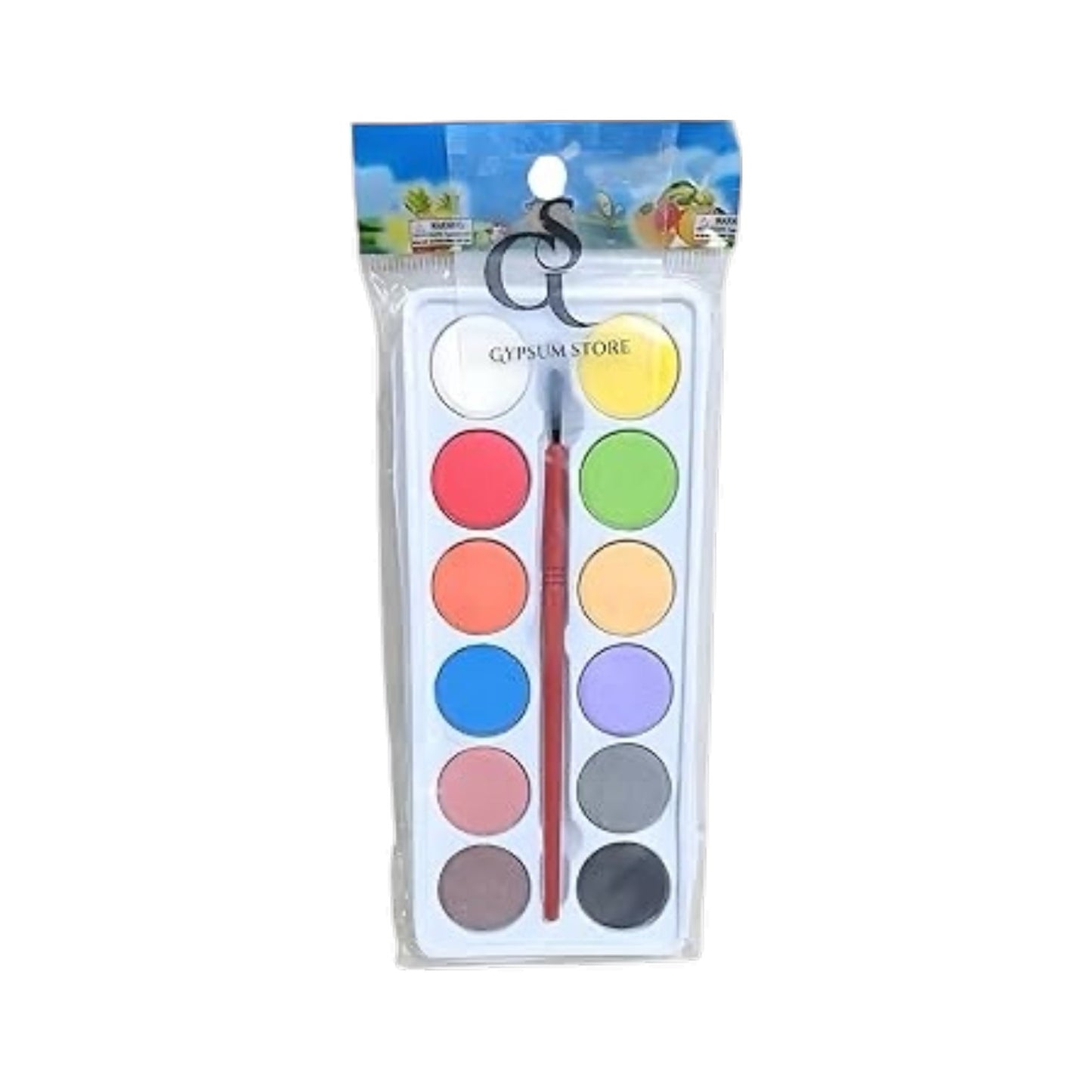 3A Watercolor Paint - Multi Color 12 OPP