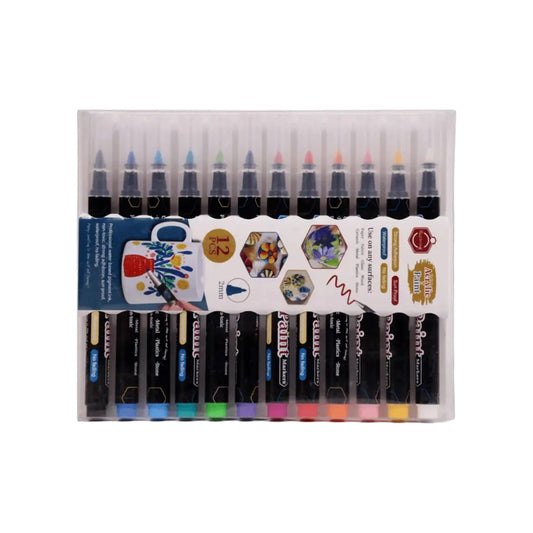 Keep Smiling Permanent Acrylic Paint Marker Set of 12