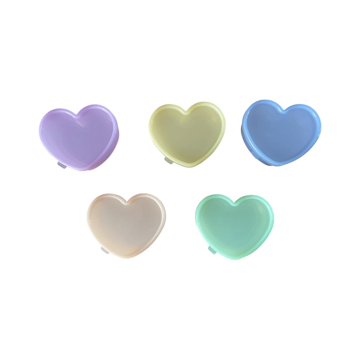 Pastel Mini Storage 5 Pots with Lids – Set
