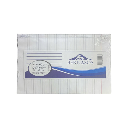 Handwriting paper lined single 100 sheets 21* 33 cm