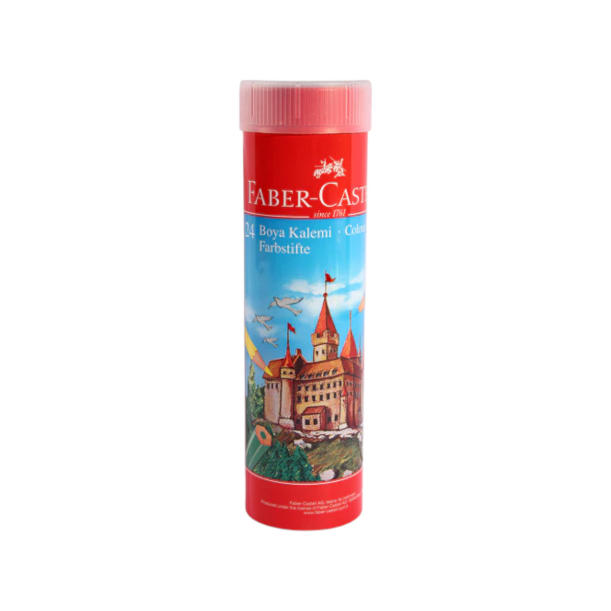 Faber Castell Color Jumbo Pencils, 524/512 Metal Tube 24 Colors