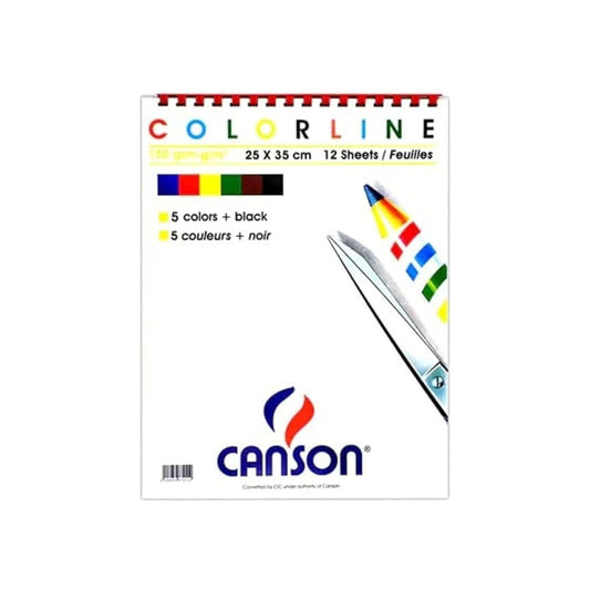 Canson Sketch book, Size 25 * 32 cm,12 Sheets, Colored Design