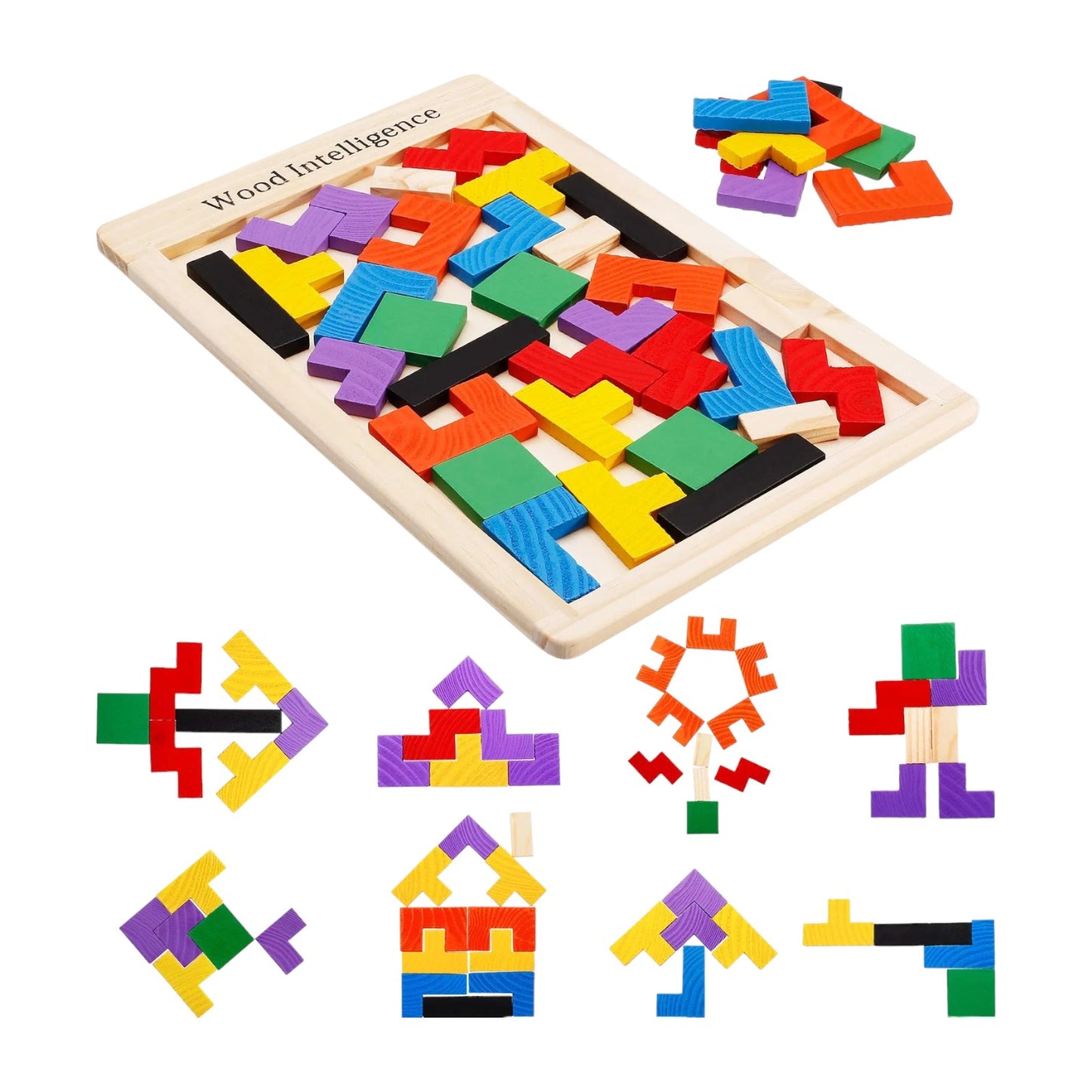 Tetris Wood Intelligence Puzzle