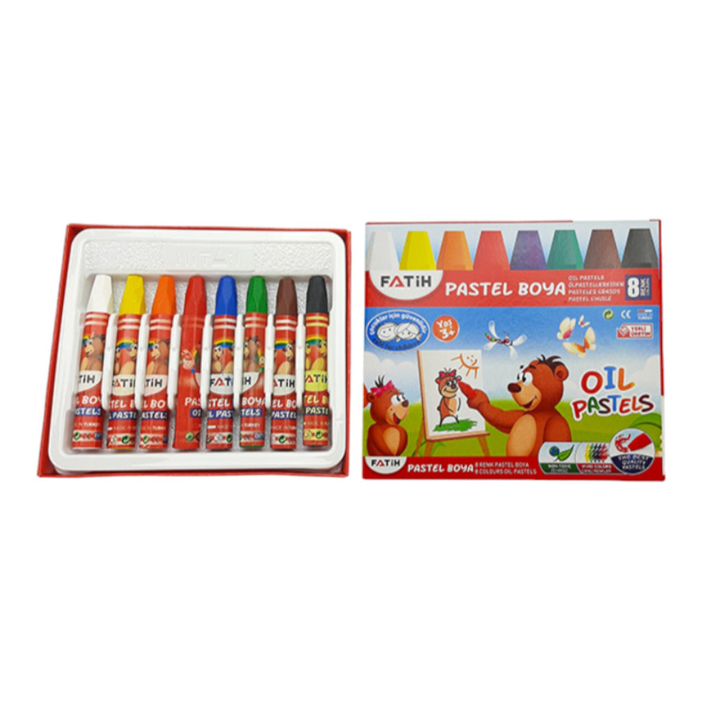 Fatih 34008 Oil Pastels – Set of 8 Colors