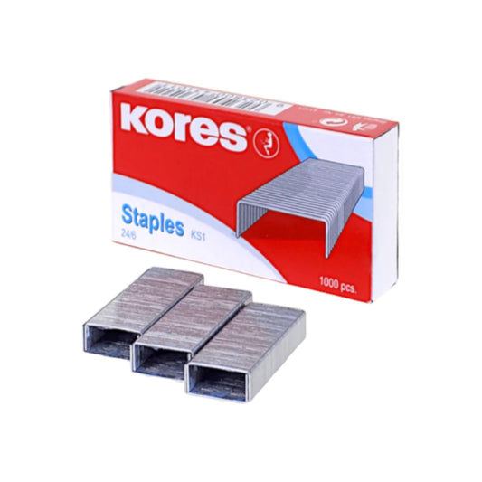 Kores 24/6 Staples Box of 1000