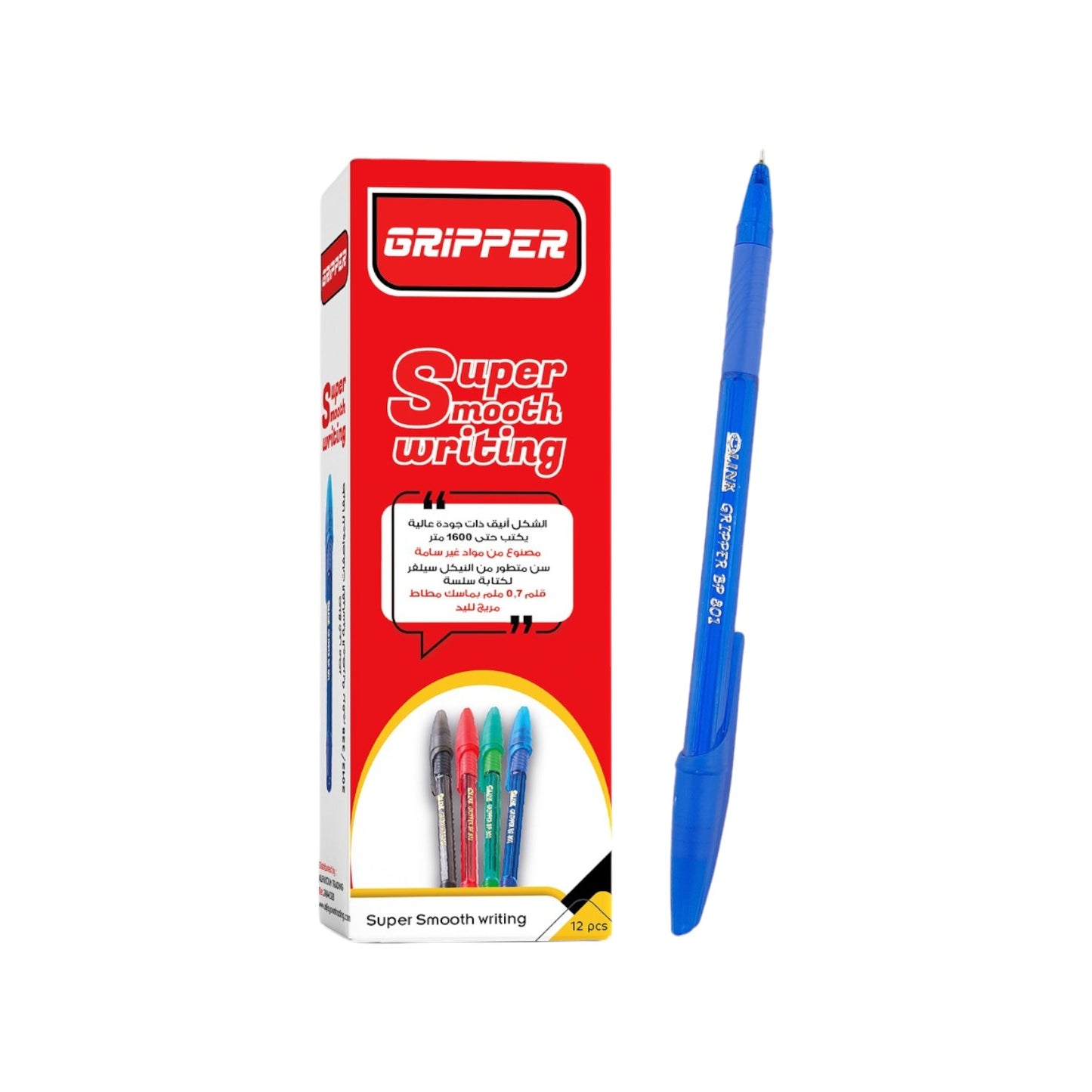 GRIPPER 0.7 mm. Ballpoint Pen – Pack of 12