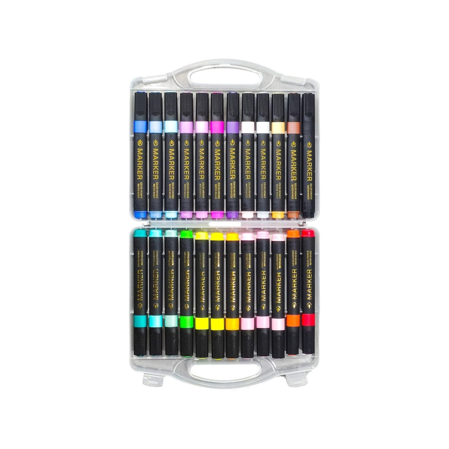 🖍️ 24 Colors Jumbo Water-Based Marker Set