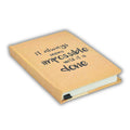 100 Sheets  Hardcover Notebook – A6 – Lined – Kraft