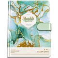 80 Sheets SIMBA A5 Hard Cover Magnetic Closure – Marble with Gold Veins