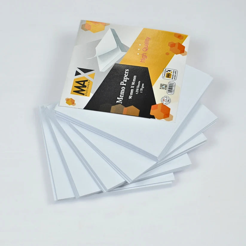 Memo Paper Cube – ( 9 x 9 cm ) - (70 Gsm ) - ( 500 Sheets )