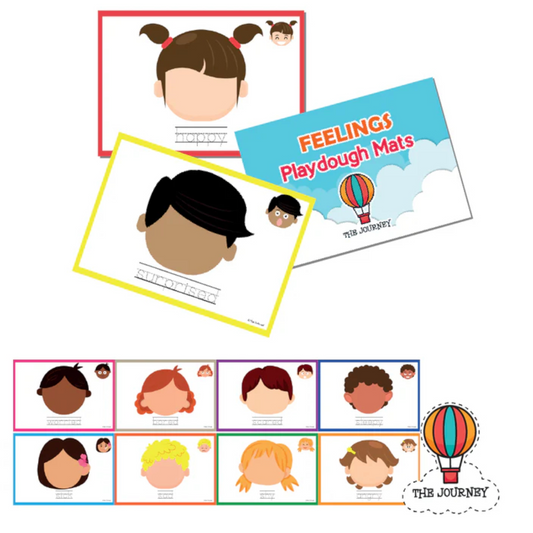 Feelings Playdough Mats