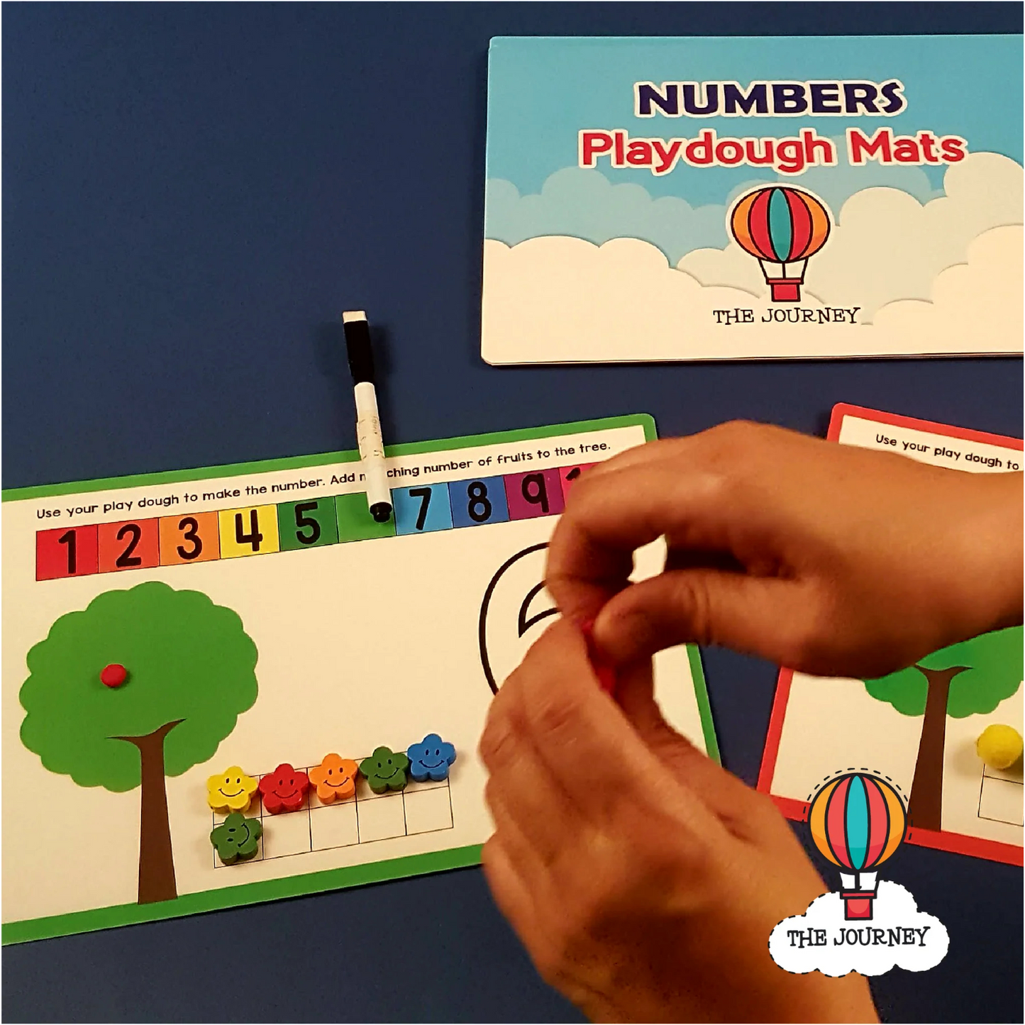 Numbers Playdough Mats