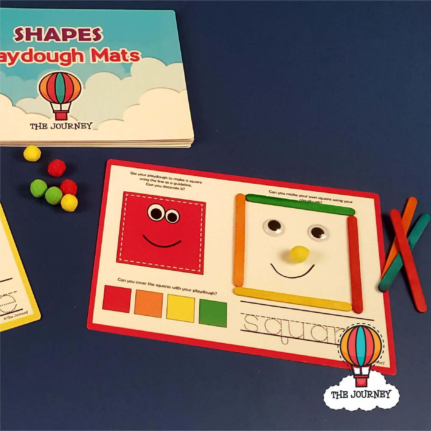 Shapes Playdough Mats