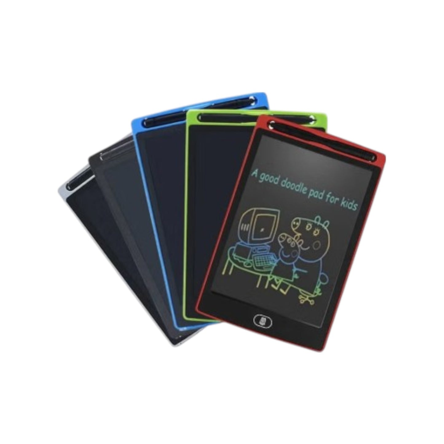 12 Inch LCD PANEL Colorful Writing Tablet  Colors May Vary